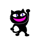 陽気な黒猫（個別スタンプ：2）