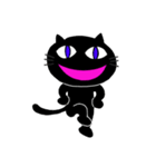 陽気な黒猫（個別スタンプ：12）
