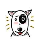 Bull Terrier White Dog（個別スタンプ：3）