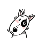 Bull Terrier White Dog（個別スタンプ：12）