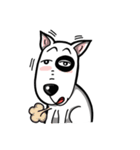 Bull Terrier White Dog（個別スタンプ：22）