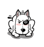 Bull Terrier White Dog（個別スタンプ：30）