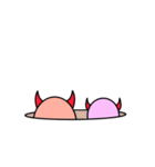 ブサカワ天使、悪魔達（個別スタンプ：32）