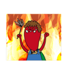 働く亀（個別スタンプ：4）