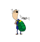 働く亀（個別スタンプ：30）
