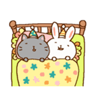 タイツをはいたうさぎとねこ（個別スタンプ：22）