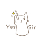 Soft White cats（個別スタンプ：37）