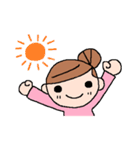 ハナちゃんと仲間たち（個別スタンプ：1）