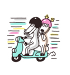 Horse ＆ Deer（個別スタンプ：13）