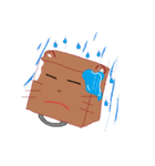 Brown paper bag（個別スタンプ：25）