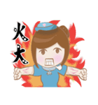 flight attendan（個別スタンプ：29）