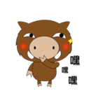 Aberdeen little wild boar day（個別スタンプ：2）