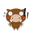 Aberdeen little wild boar day（個別スタンプ：6）