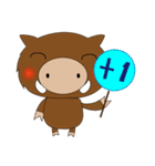 Aberdeen little wild boar day（個別スタンプ：12）