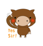Aberdeen little wild boar day（個別スタンプ：22）