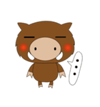 Aberdeen little wild boar day（個別スタンプ：31）