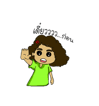 little girl N'hyoy（個別スタンプ：39）