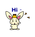 Pudding Pudding rabbit（個別スタンプ：1）