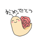 せおうよ！かたつむりさん（個別スタンプ：27）