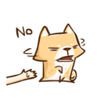 Dog and hand（個別スタンプ：2）