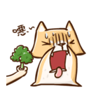 Dog and hand（個別スタンプ：7）