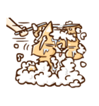 Dog and hand（個別スタンプ：19）