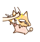 Dog and hand（個別スタンプ：23）