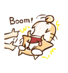 Dog and hand（個別スタンプ：28）