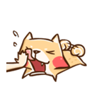 Dog and hand（個別スタンプ：29）