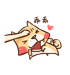 Dog and hand（個別スタンプ：31）