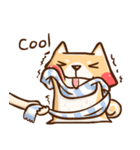 Dog and hand（個別スタンプ：38）