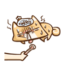Dog and hand（個別スタンプ：39）