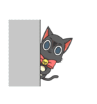 クロネコにゃん太郎（個別スタンプ：17）
