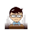 Stupid Hair Boy（個別スタンプ：1）