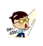 Stupid Hair Boy（個別スタンプ：3）