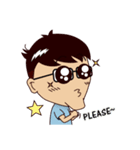 Stupid Hair Boy（個別スタンプ：5）