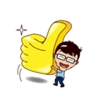 Stupid Hair Boy（個別スタンプ：6）