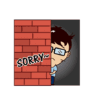 Stupid Hair Boy（個別スタンプ：8）