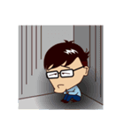 Stupid Hair Boy（個別スタンプ：9）
