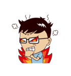 Stupid Hair Boy（個別スタンプ：10）
