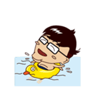 Stupid Hair Boy（個別スタンプ：11）