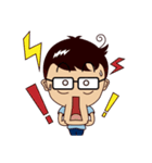 Stupid Hair Boy（個別スタンプ：12）