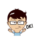 Stupid Hair Boy（個別スタンプ：14）