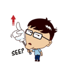 Stupid Hair Boy（個別スタンプ：16）