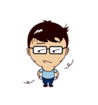 Stupid Hair Boy（個別スタンプ：17）