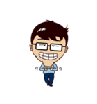 Stupid Hair Boy（個別スタンプ：21）