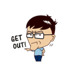 Stupid Hair Boy（個別スタンプ：23）