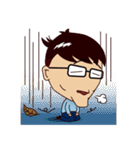 Stupid Hair Boy（個別スタンプ：26）