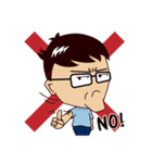 Stupid Hair Boy（個別スタンプ：29）