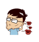 Stupid Hair Boy（個別スタンプ：30）